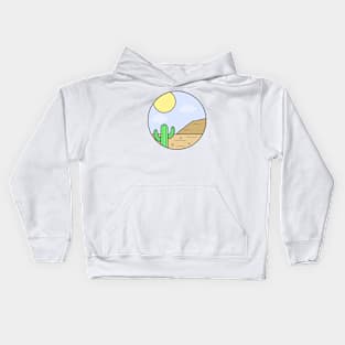 Pastel desert Kids Hoodie